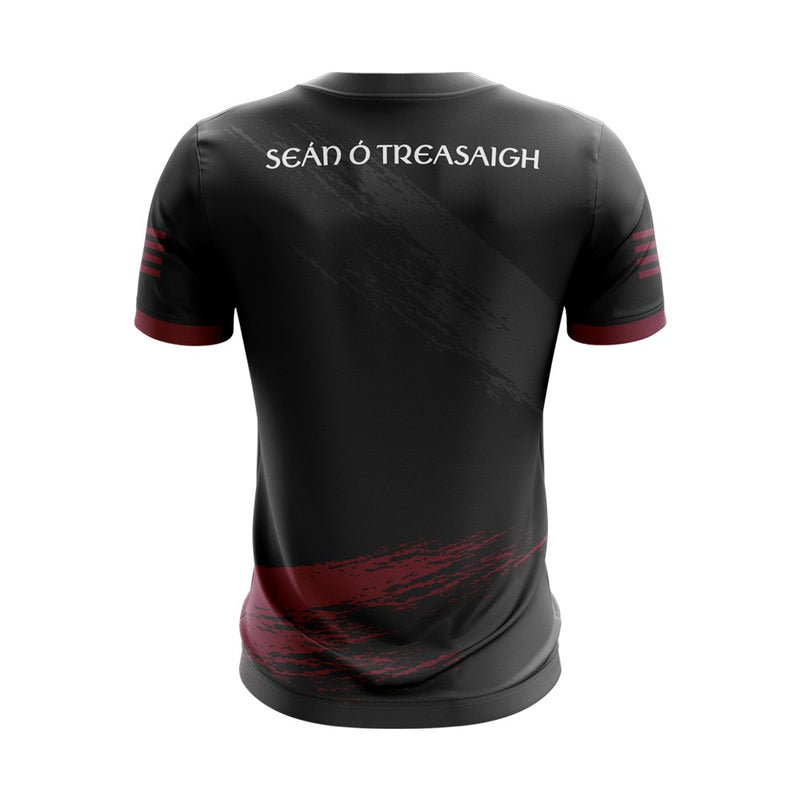 Load image into Gallery viewer, Sean Treacys Hurling Club Lurgan Jersey 50th Anniversary (E12 - Black/Maroon) - Adults
