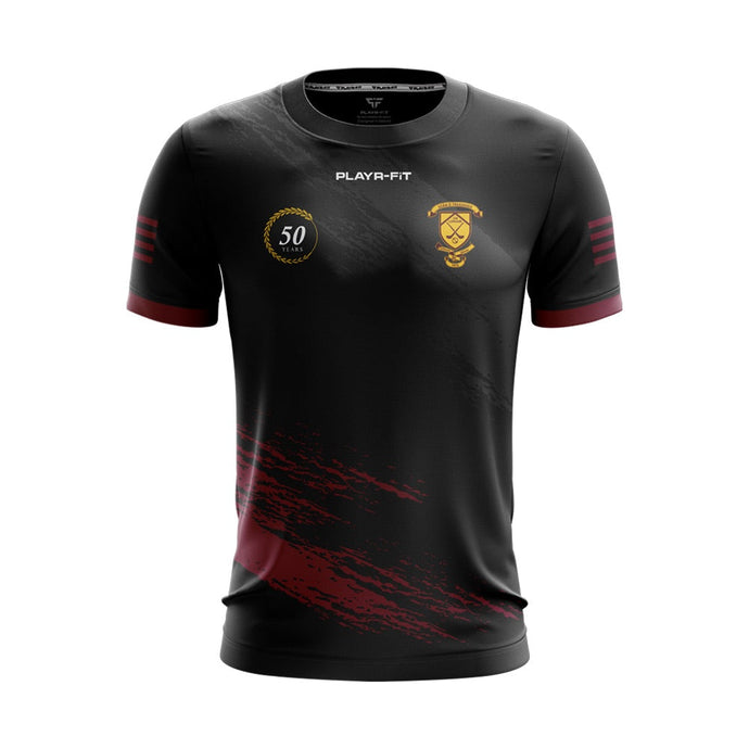 Sean Treacys Hurling Club Lurgan Jersey 50th Anniversary (E12 - Black/Maroon) - Adults