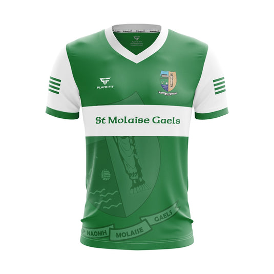 St Molaise Gaels Jersey D26 (Green) - Adults