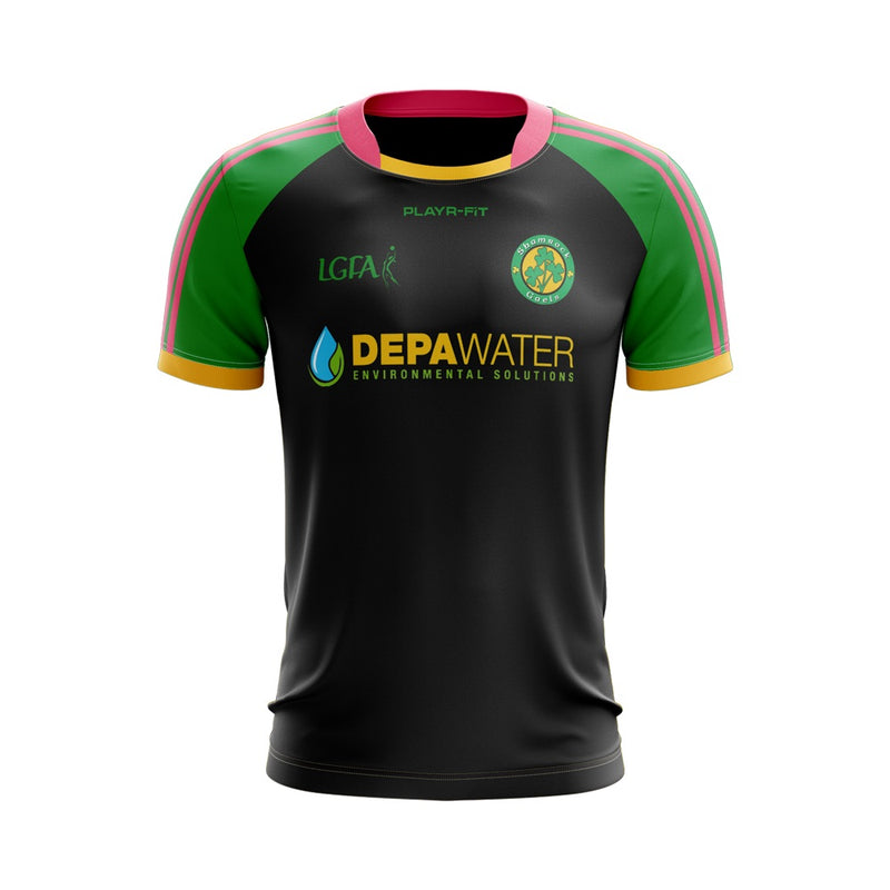 Load image into Gallery viewer, Shamrock Gaels Armagh Jersey Black (Depawater) - Adults

