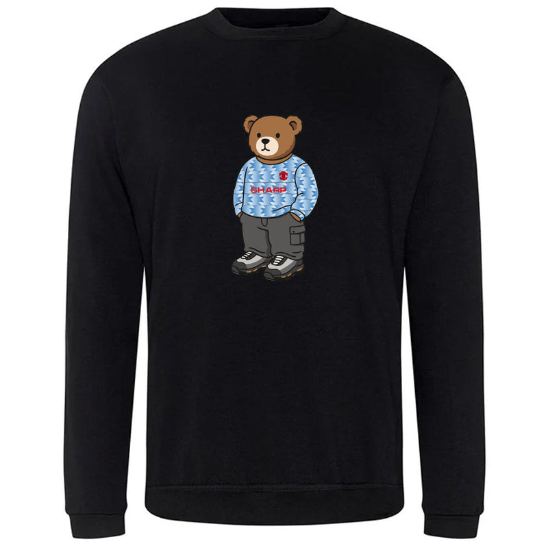 Load image into Gallery viewer, POD Manchester United Sweatshirt Bear - Kids
