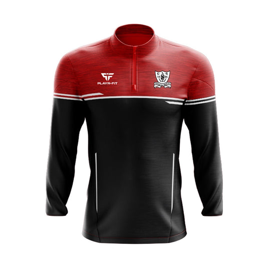 Ballymote GAC Midlayer (1/4 Zip) Courage Black/Red/White - Kids