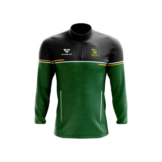 INDO Darts Midlayer (1/4 Zip) Courage (Green/Black) - Adults