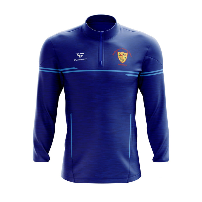 St Colmans PS Annaclone Students Midlayer (1/4 Zip) Courage (Blue/Sky) - Adults