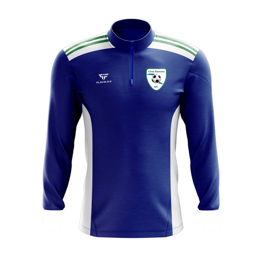 Glynn Barntown AFC Midlayer (1/4 Zip) Endure (Blue/White/Green) - Adults