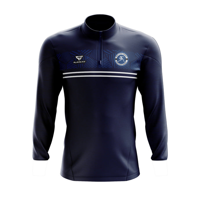 North Coast Handball Midlayer (1/4 Zip) Optimum (Navy) - Kids