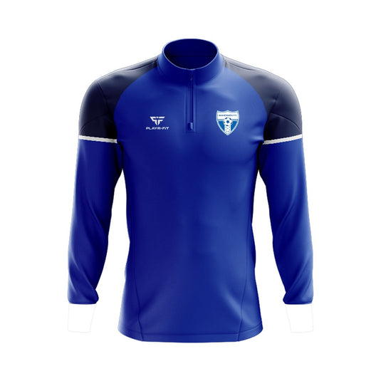 Magheraveely FC Midlayer (1/4 Zip) Stellar (Blue/Navy/White) - Adults