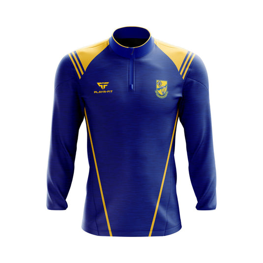 Ballydesmond Handball Club Midlayer (1/4 Zip) Vigour (Blue/Yellow) - Kids