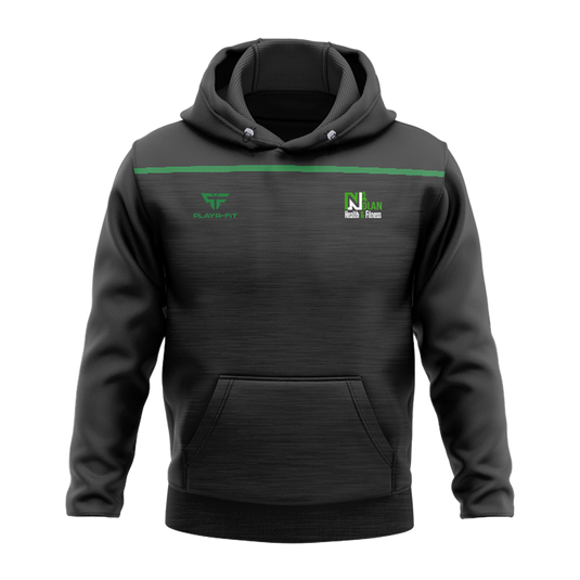 Nolan Health & Fitness Hoodie Spirit (Black/Green) - Kids