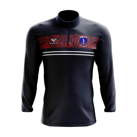 Le Cheile NY Midlayer (1/4 Zip) Optimum Navy/Red - Adults
