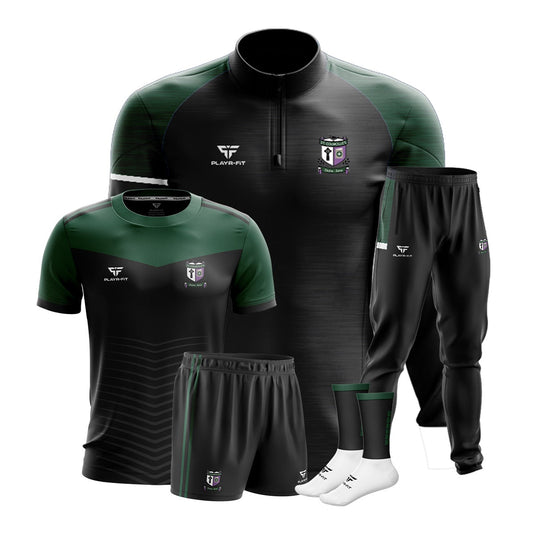 St Colmcilles HS Crossgar Students PE Pack 1 (Midlayer, Jersey, Skinny Pants, Shorts, Mid Socks) - Adults
