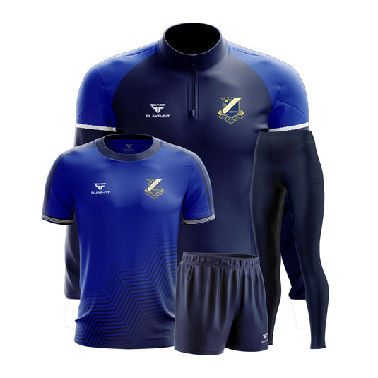 Our Ladys Grammar School Newry Students PE Pack 2 (Midlayer (1/4 Zip), Jersey A03, High Waist Leggings, Shorts) - Adults