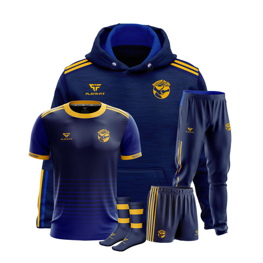 Bunscoil An Iúir Newry Students Pack 5 (Hoodie, Jersey, Skinny Pants, Shorts, Mid Socks) - Kids