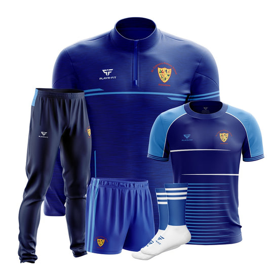 St Colmans PS Annaclone Students Pack 1 (Midlayer, Jersey, Skinny Pants, Shorts, Mid Socks) - Kids