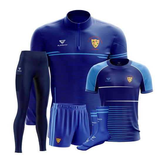 St Colmans PS Annaclone Students Pack 3 (Midlayer, Jersey, High Waist Leggings, Shorts, Mid Socks) - Kids