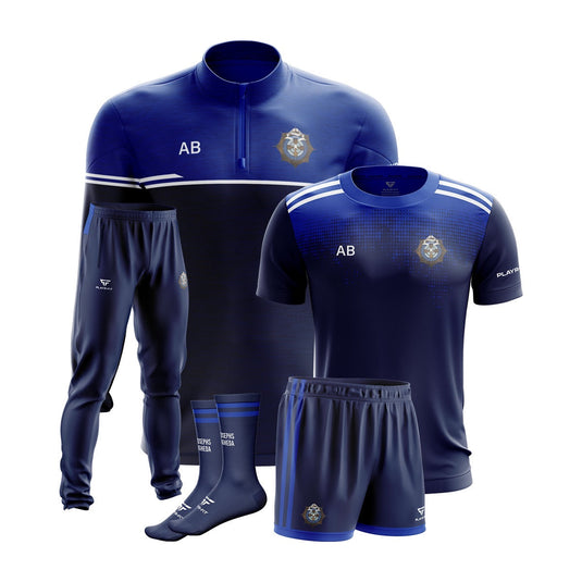 St Josephs SS Drogheda Students PE Pack 1 (Midlayer, Jersey, Skinny Pants, Shorts, Mid Socks) - Adults