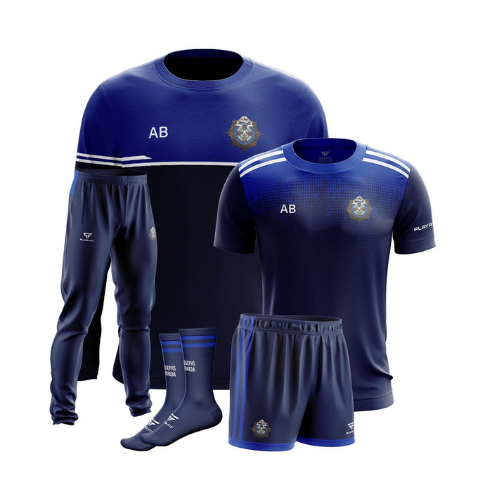 St Josephs SS Drogheda Students PE Pack 2 (Crew Neck, Jersey, Skinny Pants, Shorts, Mid Socks) - Kids