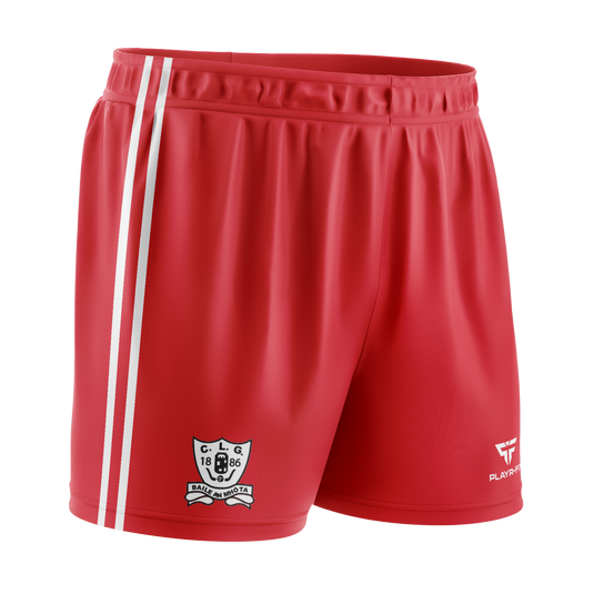 Ballymote GAC Training/Playing Shorts (Red) - Kids
