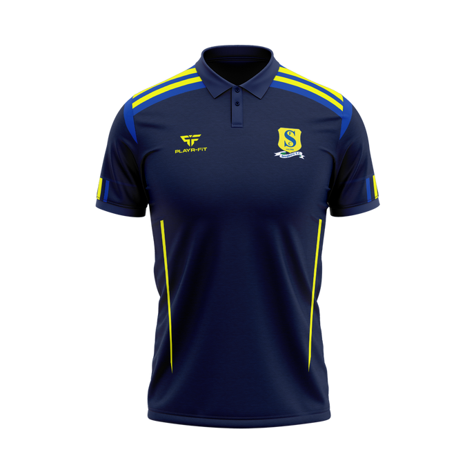 Snugboro FC Polo Adroit (Navy/Blue/YellowGold) - Kids