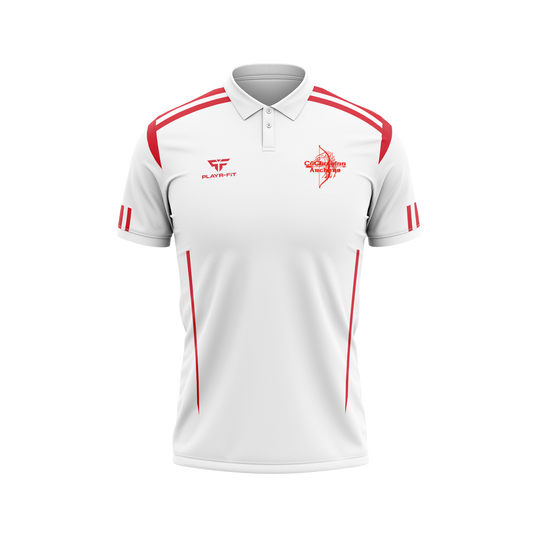 CúChulainn Archers Polo Adroit (White) - Kids
