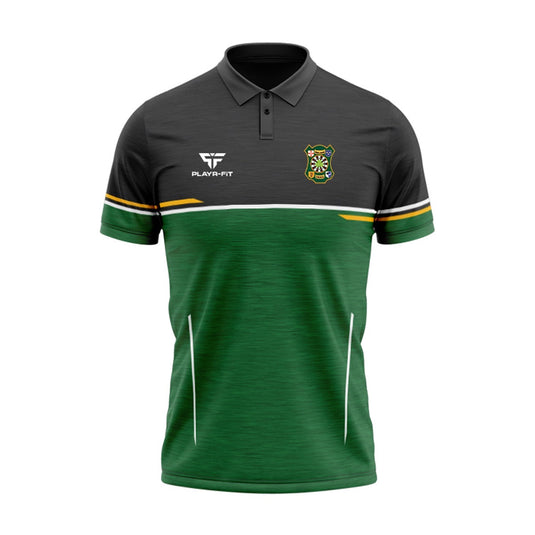 INDO Darts Polo Courage (Green/Black) - Adults