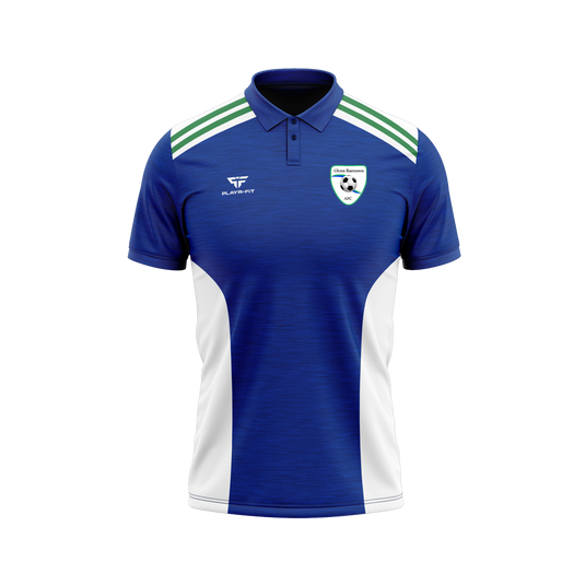 Glynn Barntown AFC Polo Endure (Blue/White/Green) - Adults