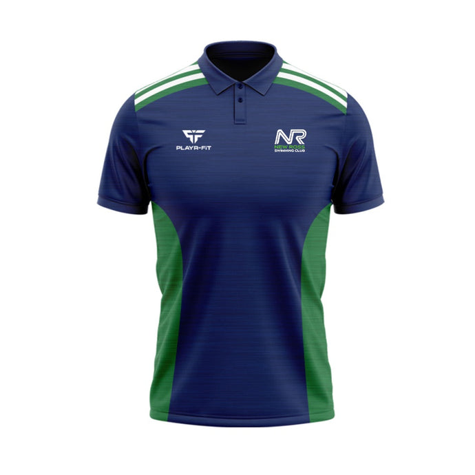 New Ross Swimming Club Polo Courage (Navy/Green/White) - Adults