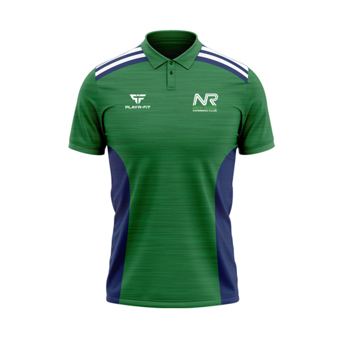 New Ross Swimming Club Polo Courage (Green/Navy/White) - Kids