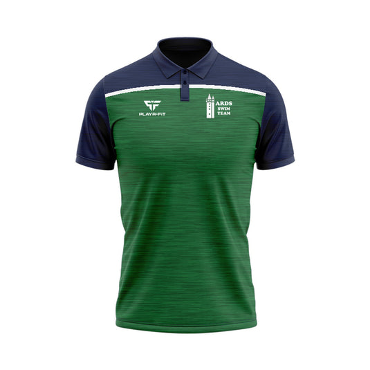 Ards Swim Team Polo Spirit Green/Navy - Adults