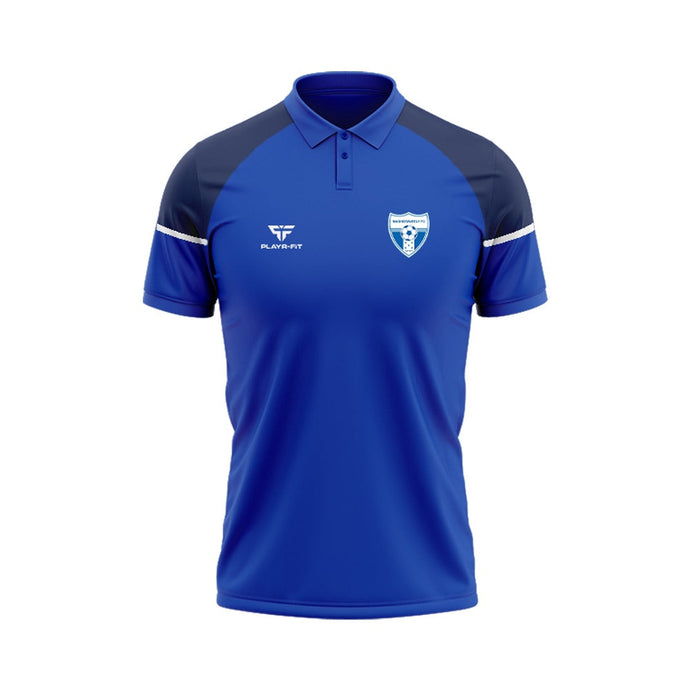 Magheraveely FC Polo Stellar (Blue/Navy/White) - Adults