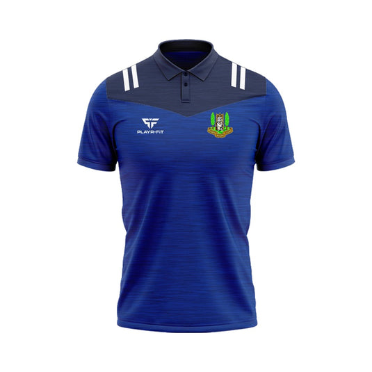 Newry Rugby Club Polo Tenacity (Blue/Navy) - Adults