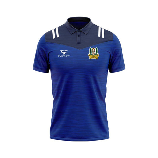 Newry Rugby Club (100 Years) Polo Tenacity (Blue/Navy) - Adults