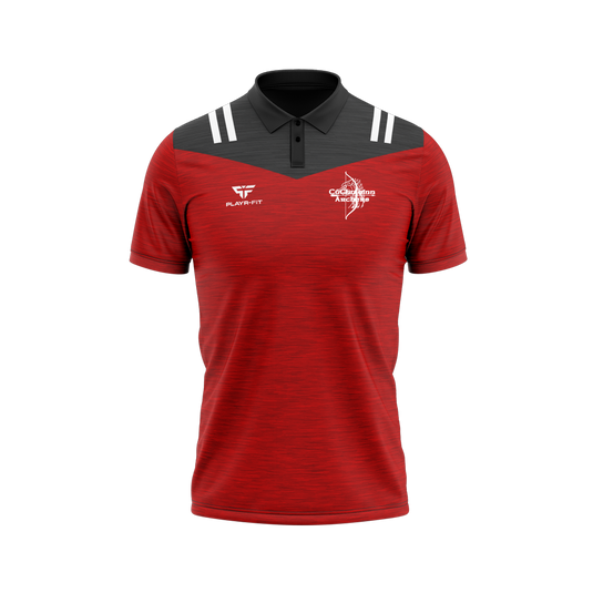 CúChulainn Archers Polo Tenacity (Red/Black - Adults