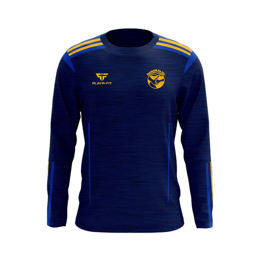 Bunscoil An Iúir Newry Students Crew Neck Adroit (Navy/Blue/YellowGold) - Kids