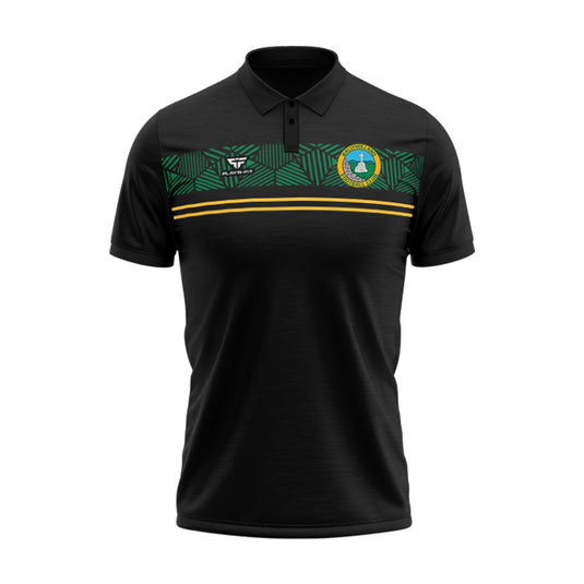 Ballyholland FC Polo Optimum (Black/Green/YellowGold) - Kids