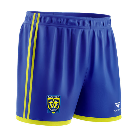 Augher Stars Youth FC Training/Playing Shorts (Blue/Yellow) - Kids