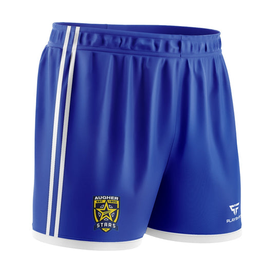 Augher Stars Training/Playing Shorts (Blue/White) - Adults