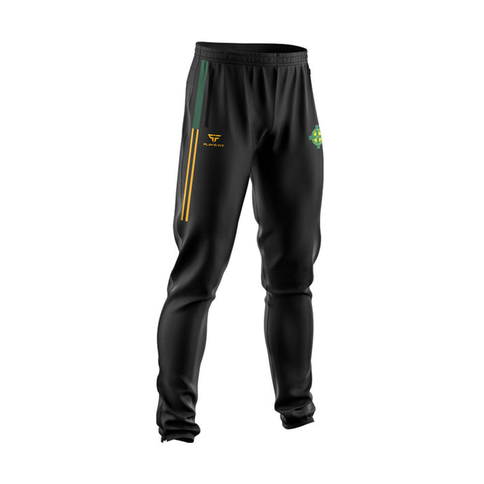 Tannaghmore PS Students Skinny Pants Adroit (Black/Green/YellowGold) - Kids