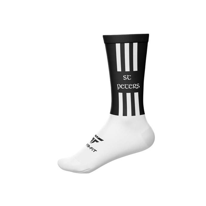 St Peters GAC Lurgan Mid Socks Black/White - Kids