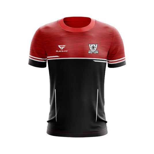 Ballymote GAC T-Shirt Courage Black/Red/White - Kids