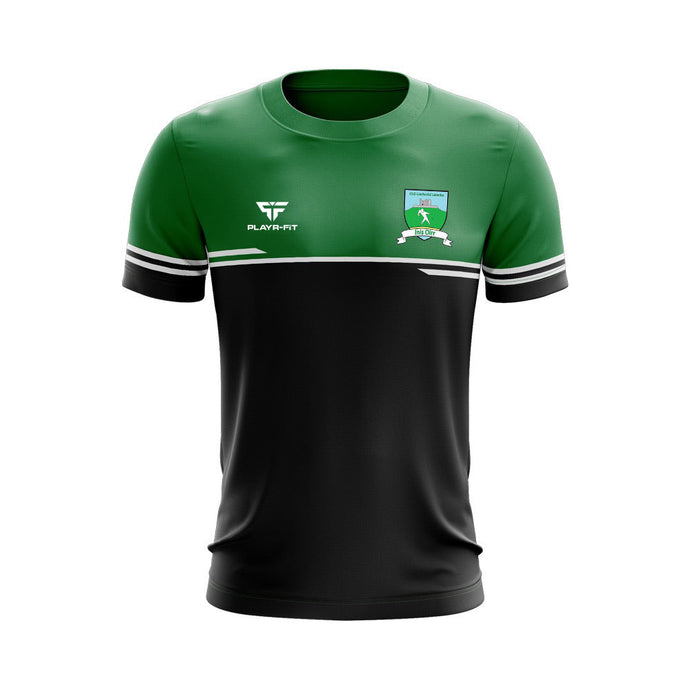 Inis Oírr Handball T-Shirt Courage (Black/Green/White) - Adults