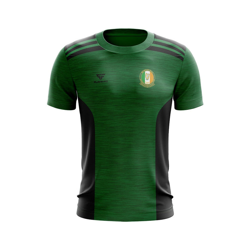 Load image into Gallery viewer, Na Glinntí Glasa ISC T-Shirt Endure (Green/Black) - Adults
