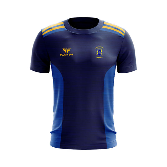 Portadown Netball T-Shirt Endure (Navy/Blue) - Adults
