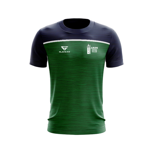 Ards Swim Team T-Shirt Spirit Green/Navy - Adults