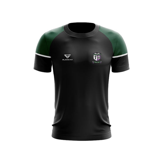 St Colmcilles HS Crossgar Staff T-Shirt Stellar (Black/Bottle/White) - Adults
