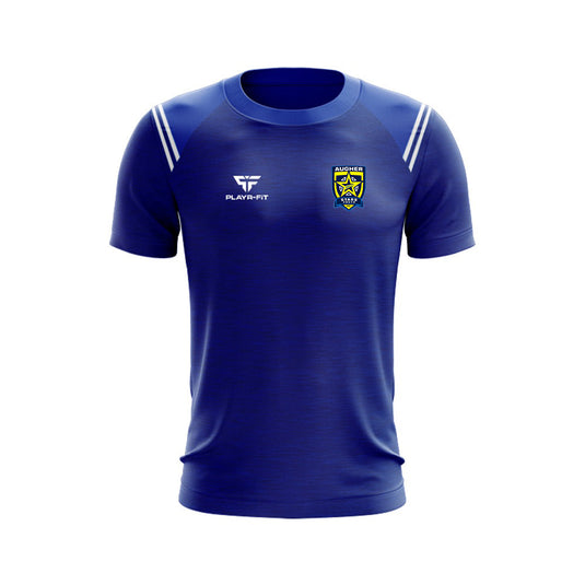 Augher Stars Youth FC T-Shirt Vigour Blue/White - Kids