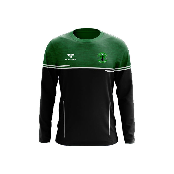 The Ballagh United Crew Neck Courage (Black/Green/White) - Kids