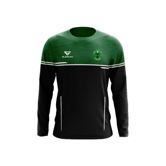 The Ballagh United Crew Neck Courage (Black/Green/White) - Kids