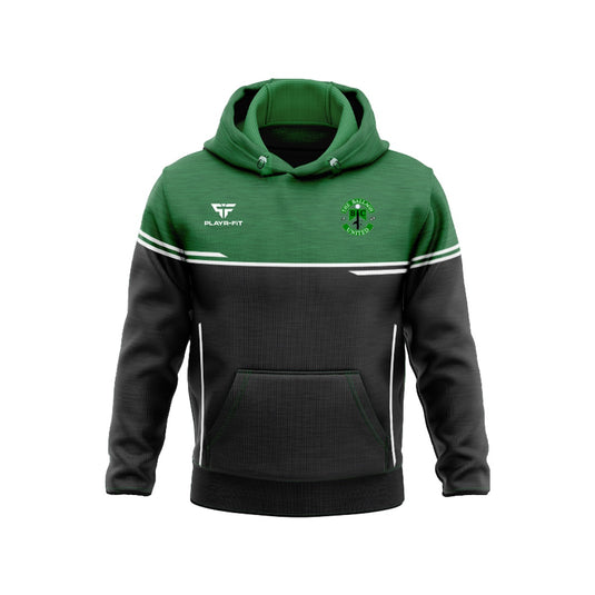 The Ballagh United Hoodie Courage (Black/Green/White) - Adults