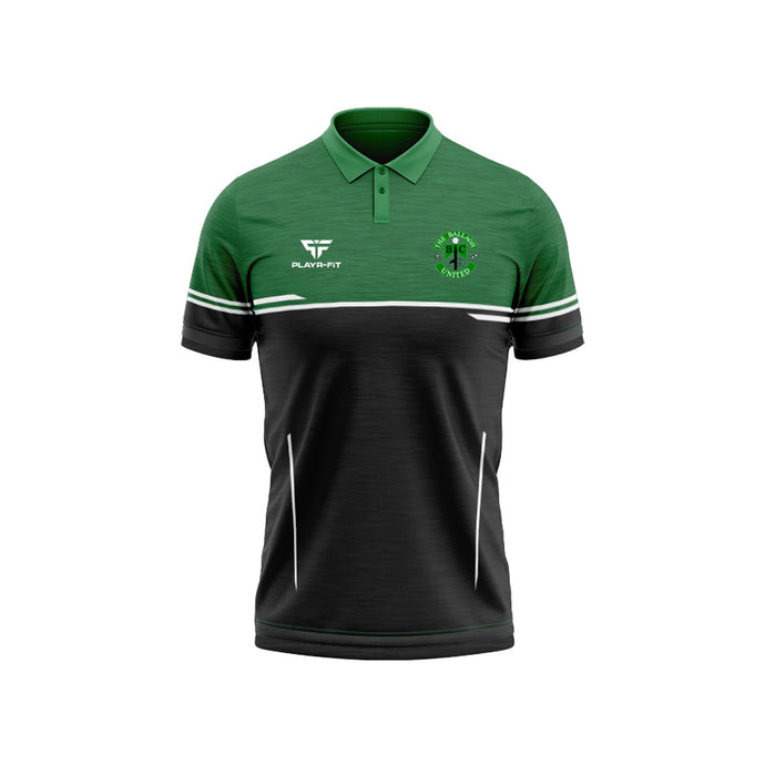 The Ballagh United Polo Courage (Black/Green/White) - Kids